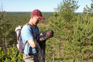 Janne Heliölä är forskare vid Finlands naturcentral. Foto: Tuomo Hurme