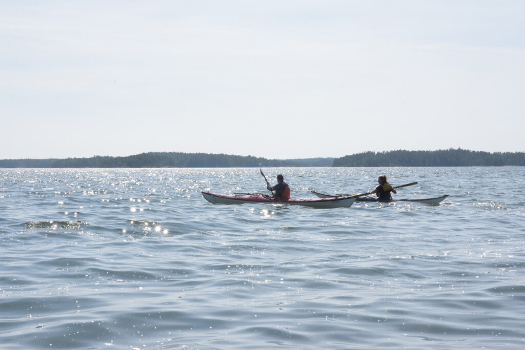 Nästa paddlingsfärd torde rikta sig till Åland, avslöjar Panu Kunttu. Foto: Mikael Sjövall