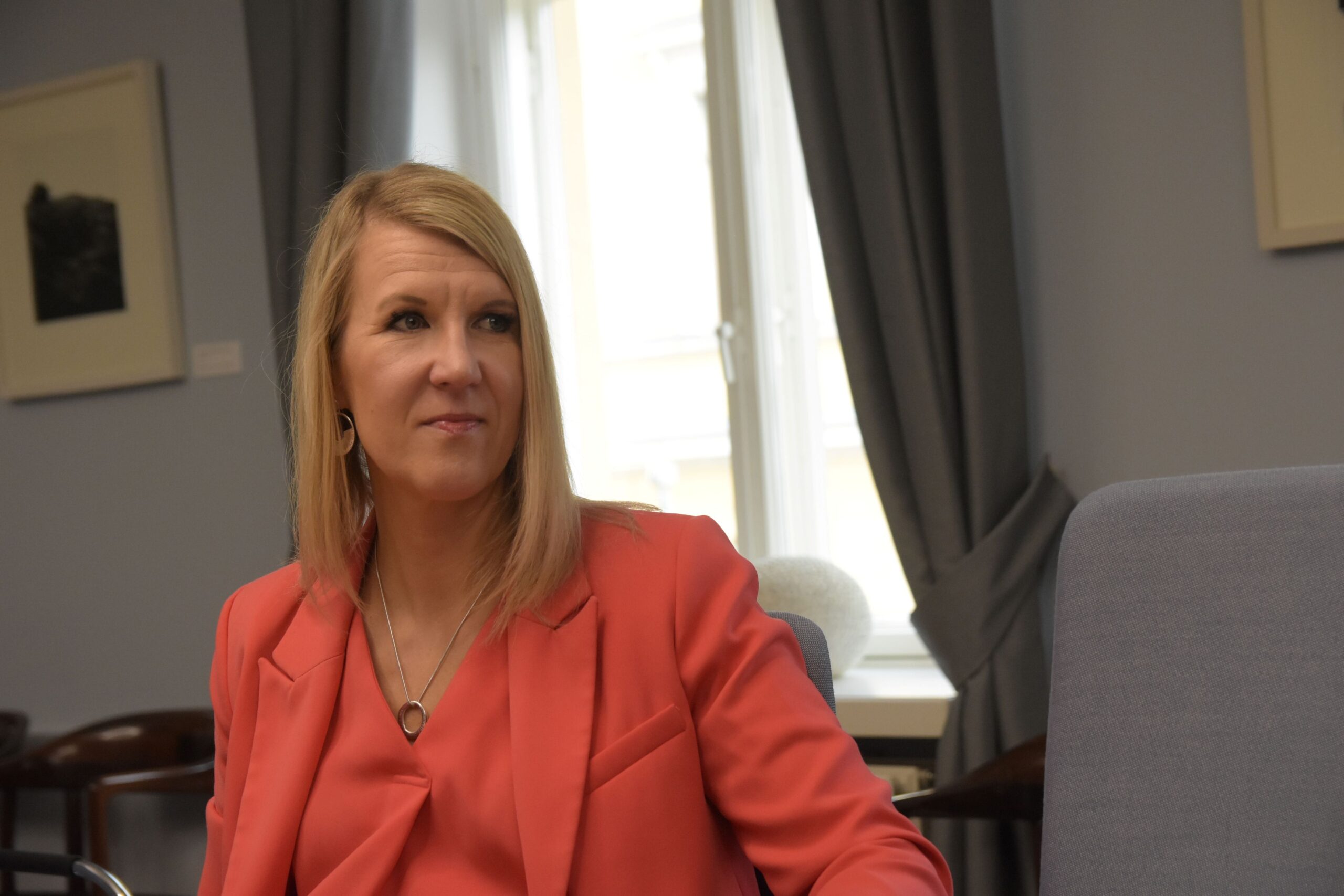 Miljö- och klimatminister Sari Multala (Saml) vill satsa på obeprövad småskalig kärnkraftsteknik. Foto: Mikael Sjövall
