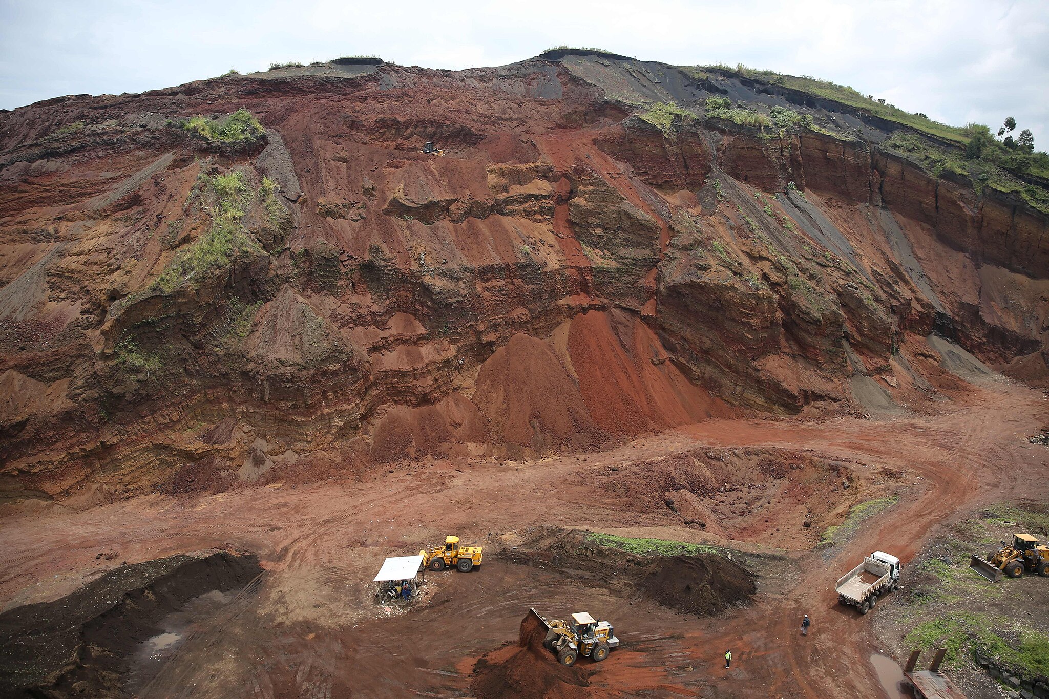 Gruvdrift i Quarry, Goma i Demokratiska republiken Kongo. Foto: Wikimedia Commons / Monusco